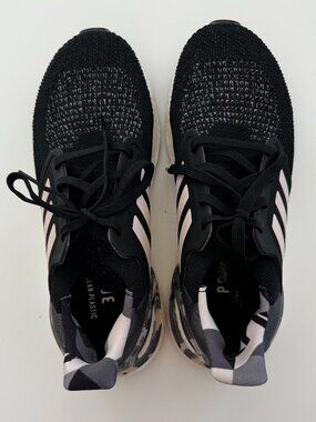 Adidas UltraBoost 20 Shoes Womens 8 1/2 Black Camo Running Shoe